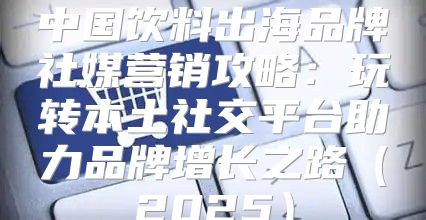 中国饮料出海品牌社媒营销攻略：玩转本土社交平台助力品牌增长之路2025