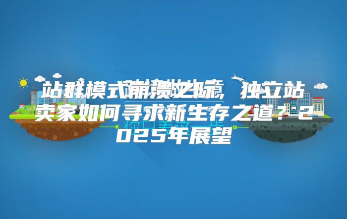 站群模式崩溃之际，独立站卖家如何寻求新生存之道？2025年展望