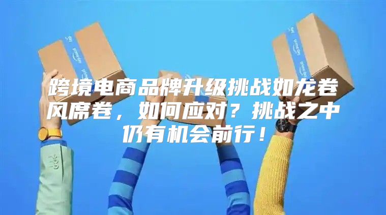 跨境电商品牌升级挑战如龙卷风席卷，如何应对？挑战之中仍有机会前行！