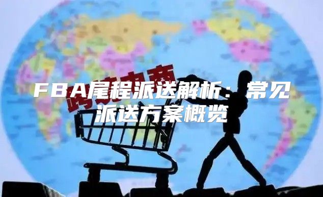 FBA尾程派送解析：常见派送方案概览