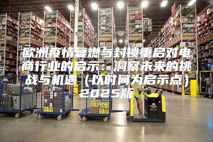 欧洲疫情复燃与封锁重启对电商行业的启示：洞察未来的挑战与机遇以时间为启示点2025版