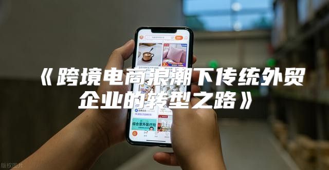 跨境电商浪潮下传统外贸企业的转型之路