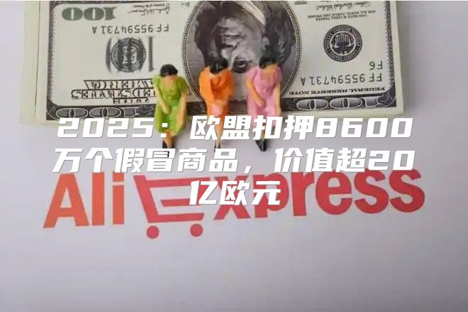 2025欧盟扣押8600万个假冒商品，价值超20亿欧元