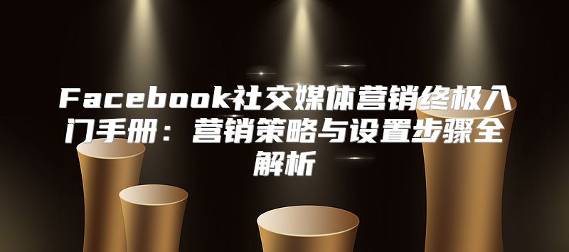 Facebook社交媒体营销终极入门手册：营销策略与设置步骤全解析