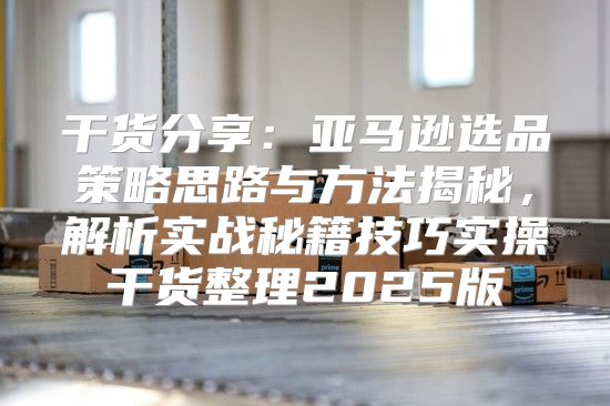 干货分享：亚马逊选品策略思路与方法揭秘，解析实战秘籍技巧实操干货整理2025版