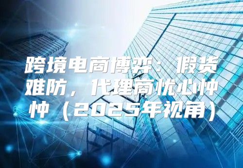 跨境电商博弈：假货难防，代理商忧心忡忡2025年视角