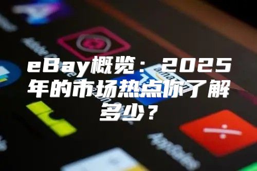 eBay概览：2025年的市场热点你了解多少？