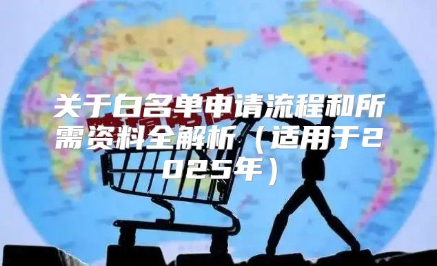 关于白名单申请流程和所需资料全解析适用于2025年
