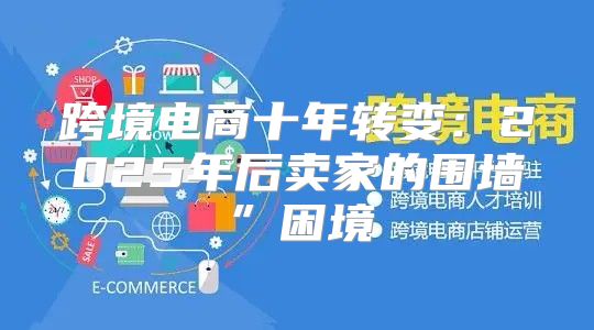 跨境电商十年转变：2025年后卖家的围墙”困境