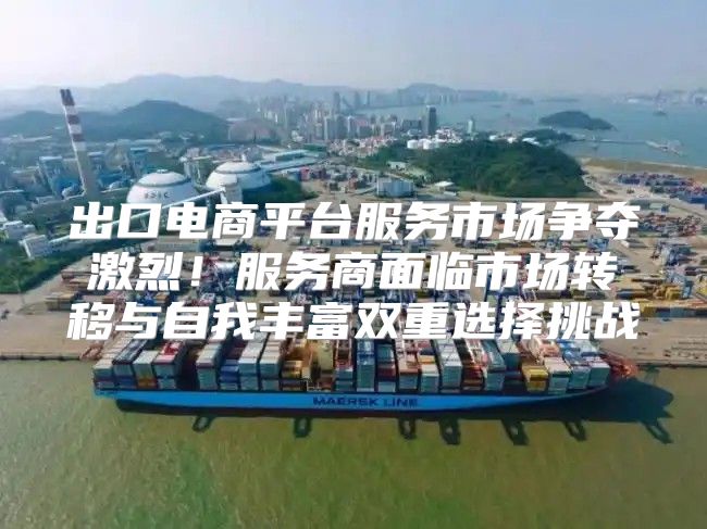 出口电商平台服务市场争夺激烈！服务商面临市场转移与自我丰富双重选择挑战
