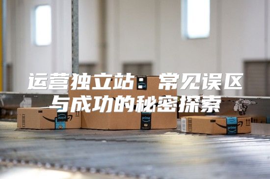 运营独立站：常见误区与成功的秘密探索
