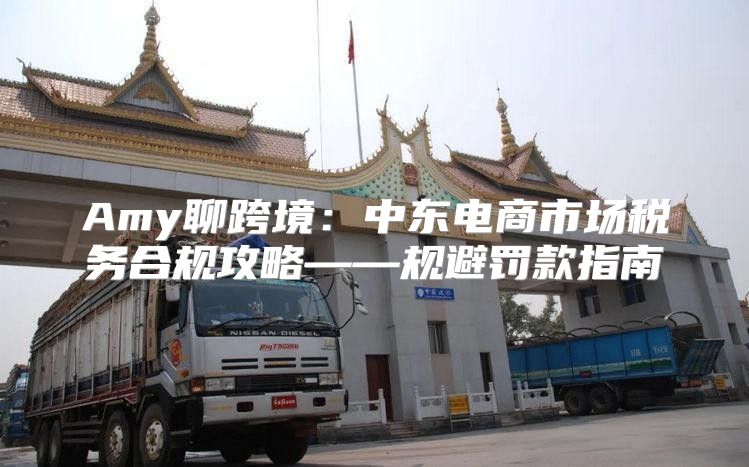 Amy聊跨境：中东电商市场税务合规攻略——规避罚款指南