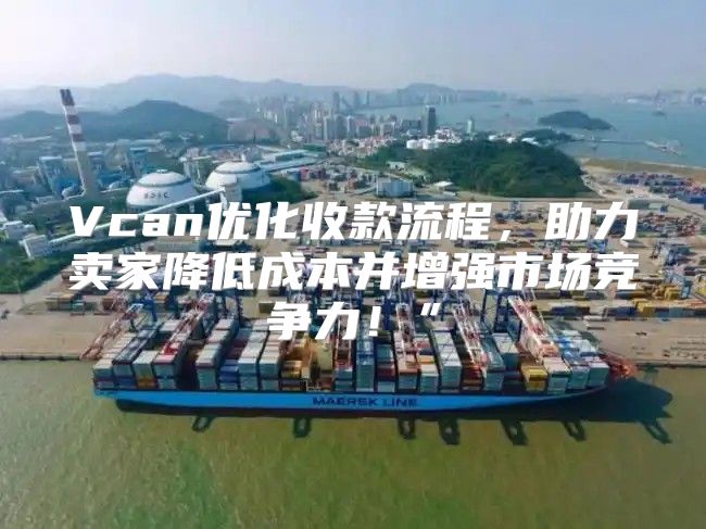 Vcan优化收款流程，助力卖家降低成本并增强市场竞争力！”