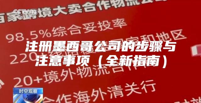 注册墨西哥公司的步骤与注意事项全新指南