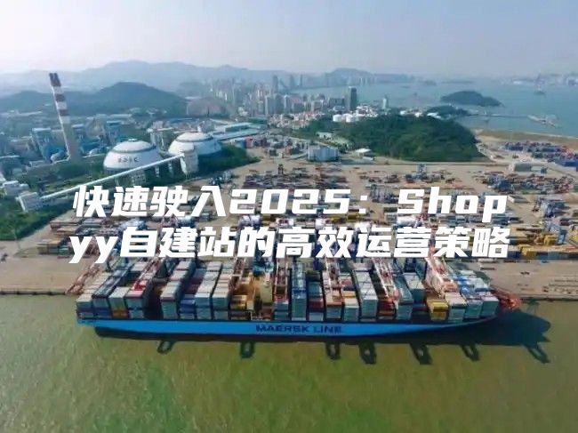 快速驶入2025Shopyy自建站的高效运营策略