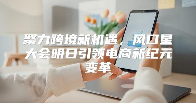聚力跨境新机遇，风口星大会明日引领电商新纪元变革