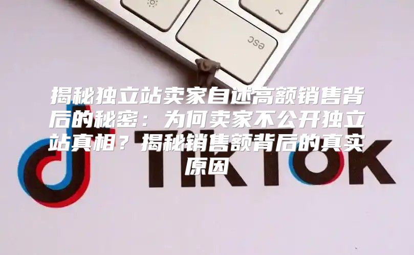 揭秘独立站卖家自述高额销售背后的秘密：为何卖家不公开独立站真相？揭秘销售额背后的真实原因