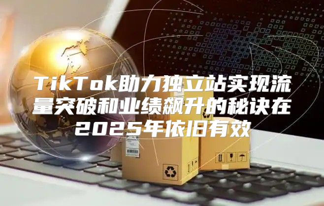 TikTok助力独立站实现流量突破和业绩飙升的秘诀在2025年依旧有效