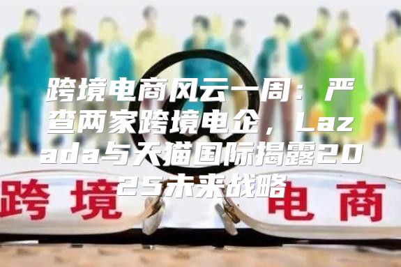 跨境电商风云一周：严查两家跨境电企，Lazada与天猫国际揭露2025未来战略