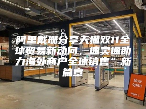 阿里戴珊分享天猫双11全球贸易新动向，速卖通助力海外商户全球销售”新篇章
