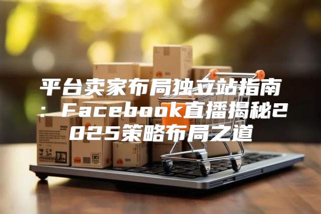 平台卖家布局独立站指南：Facebook直播揭秘2025策略布局之道