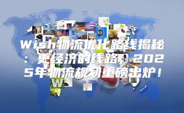 Wish物流优化路线揭秘：更经济的线路，2025年物流规划重磅出炉！