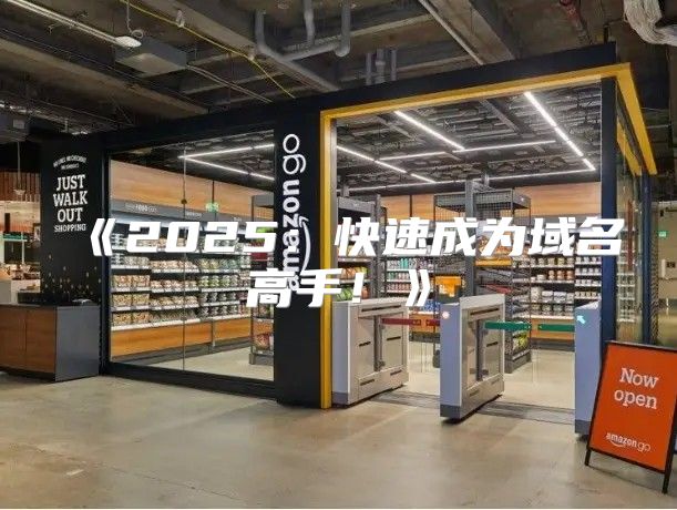 2025快速成为域名高手！