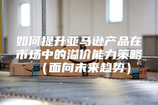 如何提升亚马逊产品在市场中的溢价能力策略面向未来趋势