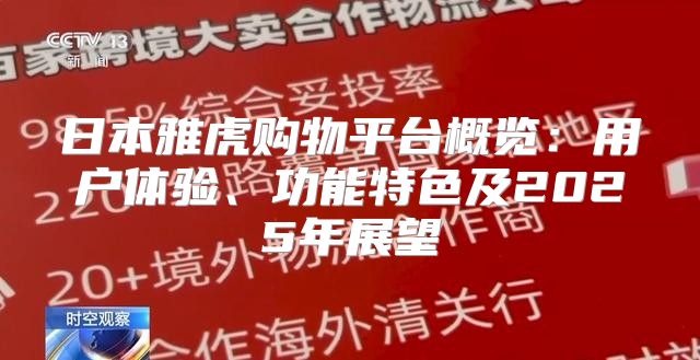 日本雅虎购物平台概览：用户体验、功能特色及2025年展望