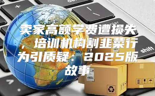 卖家高额学费遭损失，培训机构割韭菜行为引质疑：2025版故事