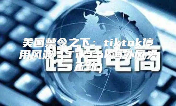 美国禁令之下：tiktok停用风波TikTok海外风头正劲