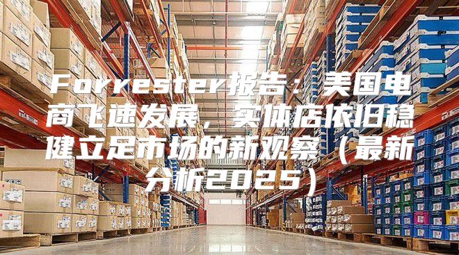 Forrester报告：美国电商飞速发展，实体店依旧稳健立足市场的新观察最新分析2025