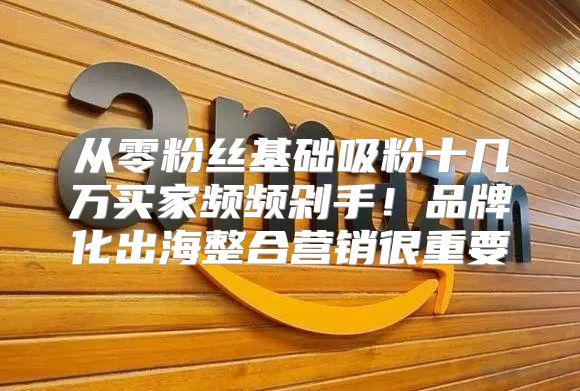 从零粉丝基础吸粉十几万买家频频剁手！品牌化出海整合营销很重要