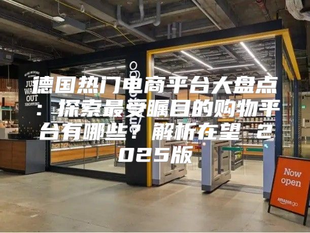 德国热门电商平台大盘点：探索最受瞩目的购物平台有哪些？解析在望 2025版