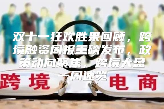 双十一狂欢胜果回顾，跨境融资周报重磅发布，政策动向聚焦，跨境大盘一周速览
