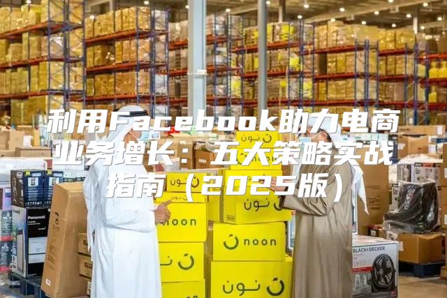 利用Facebook助力电商业务增长：五大策略实战指南2025版