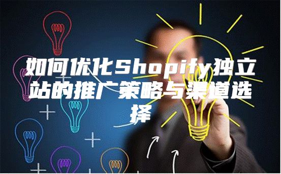 如何优化Shopify独立站的推广策略与渠道选择