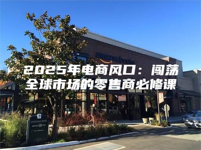 2025年电商风口：闯荡全球市场的零售商必修课