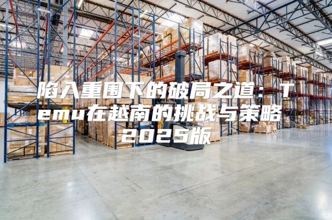 陷入重围下的破局之道：Temu在越南的挑战与策略 2025版