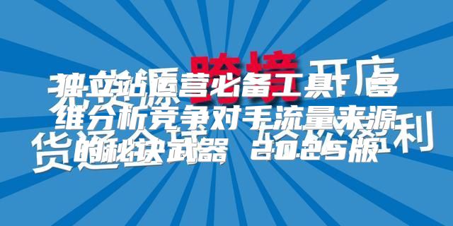 独立站运营必备工具：多维分析竞争对手流量来源的秘诀武器 2025版