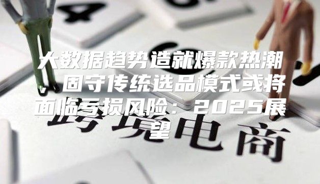大数据趋势造就爆款热潮，固守传统选品模式或将面临亏损风险：2025展望