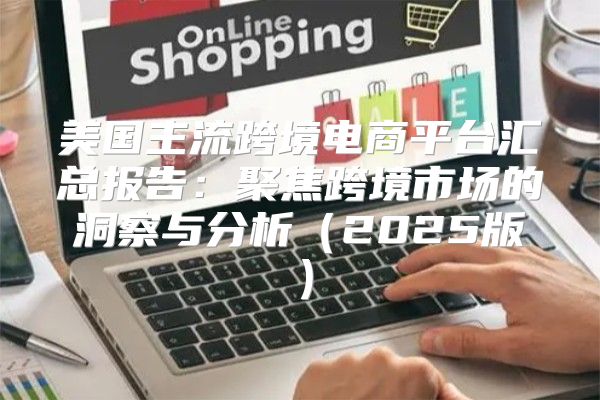 美国主流跨境电商平台汇总报告：聚焦跨境市场的洞察与分析2025版