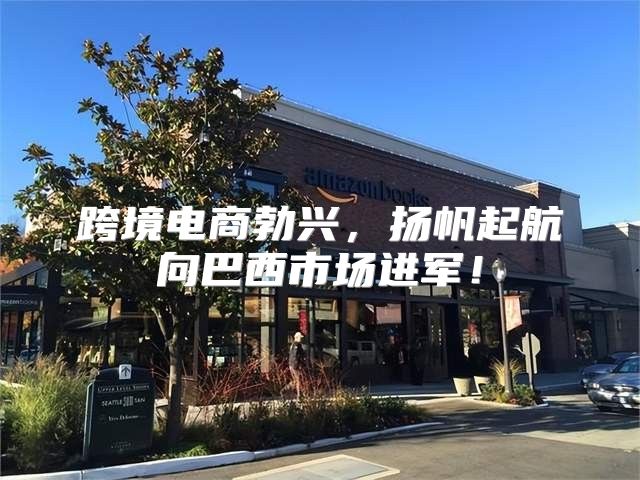 跨境电商勃兴，扬帆起航向巴西市场进军！