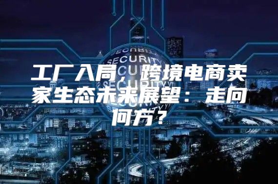 工厂入局，跨境电商卖家生态未来展望：走向何方？
