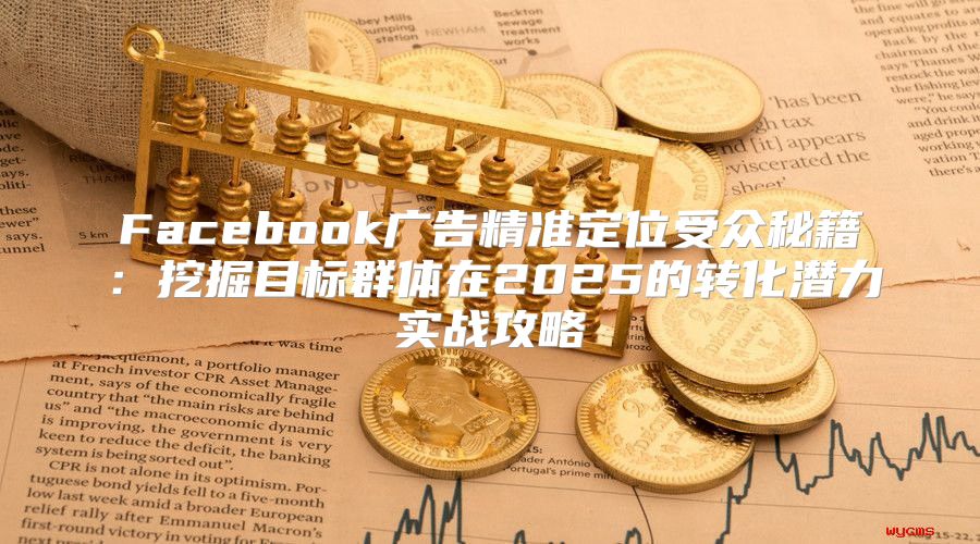 Facebook广告精准定位受众秘籍：挖掘目标群体在2025的转化潜力实战攻略