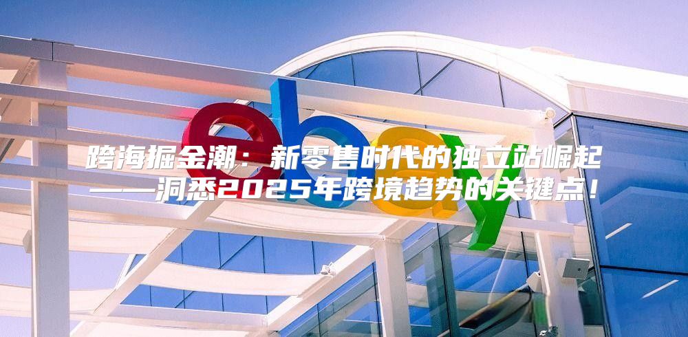 跨海掘金潮：新零售时代的独立站崛起——洞悉2025年跨境趋势的关键点！
