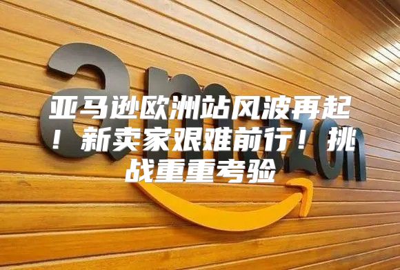 亚马逊欧洲站风波再起！新卖家艰难前行！挑战重重考验
