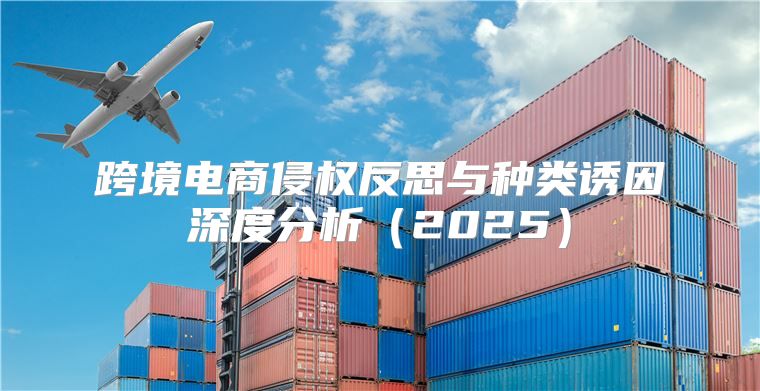 跨境电商侵权反思与种类诱因深度分析2025