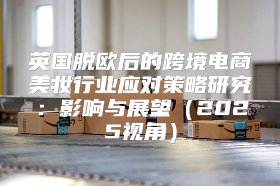 英国脱欧后的跨境电商美妆行业应对策略研究：影响与展望2025视角