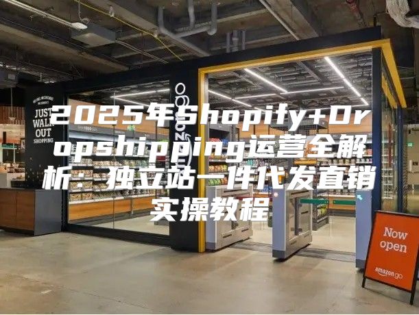 2025年Shopify+Dropshipping运营全解析：独立站一件代发直销实操教程